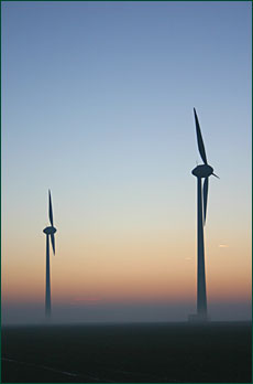 Windräder für den Gegenwind